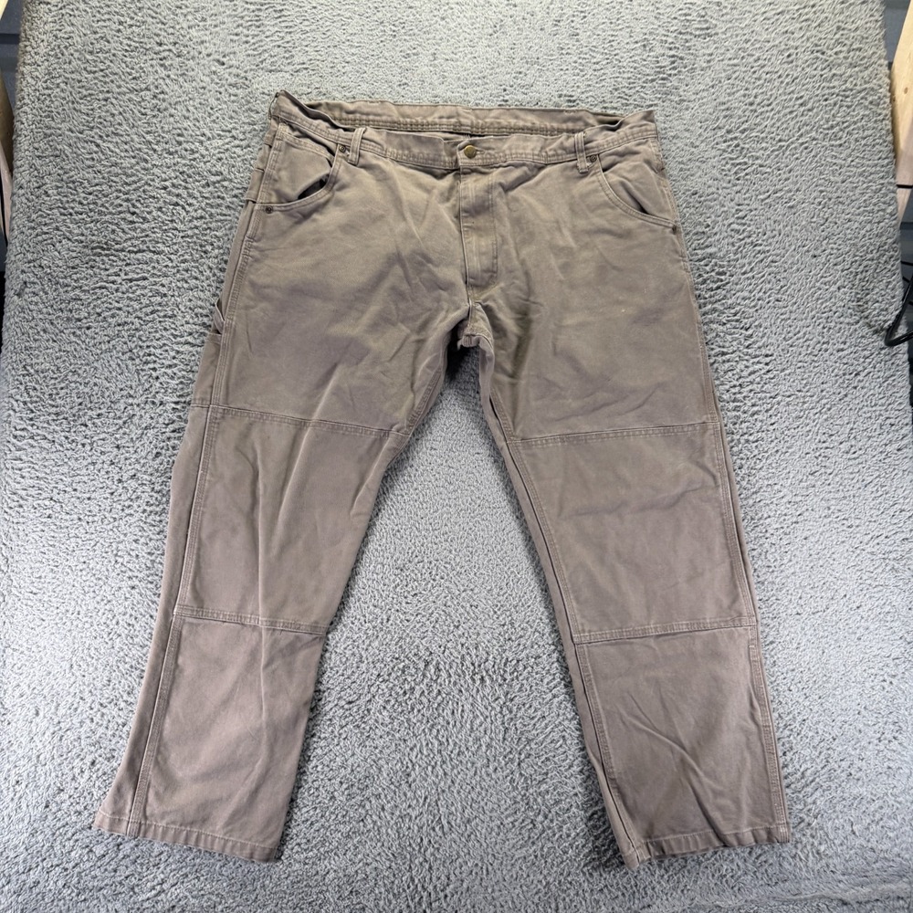 Key Apparel Pant Mens 42x30 Brown Cotton Carpenter Straight Workwear Utility